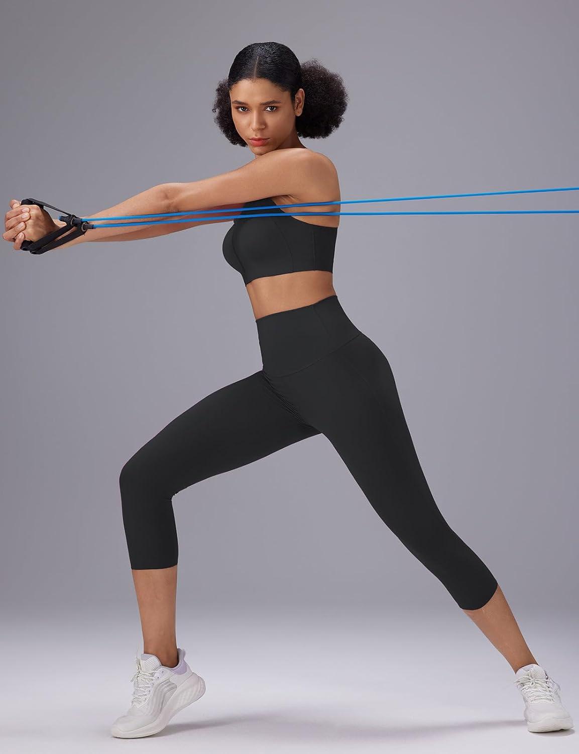 imagebaleaf Sweatleaf Adjustable Sports Bras for Women Padded Racerback Yoga Bra High Impact Molded Cup Workout BraZip Front Black