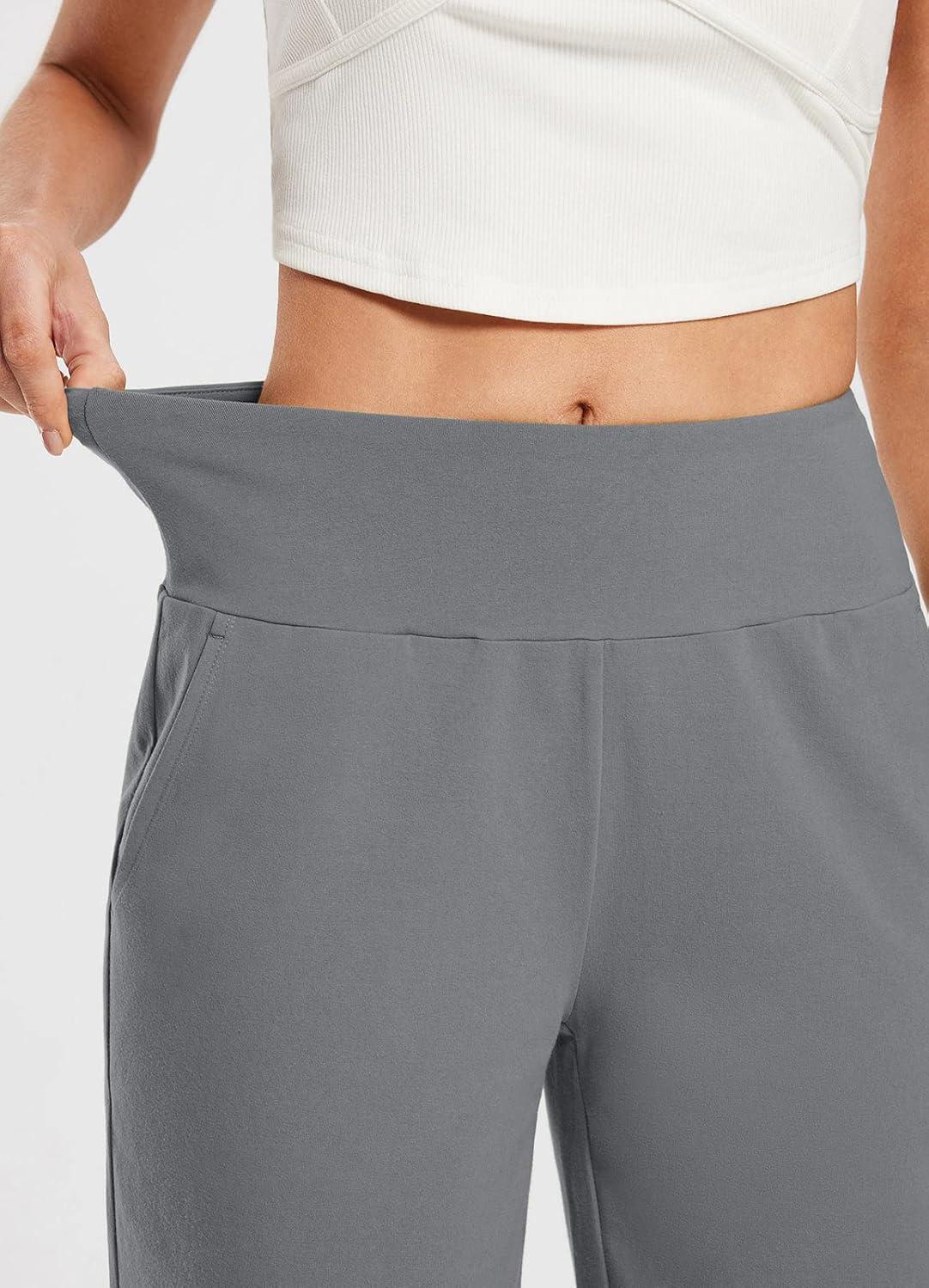 imagebaleaf Womens 12quot Long Bermuda Shorts Knee Length Cotton Athletic Shorts Sweat Casual Lounge Walking Summer12grey