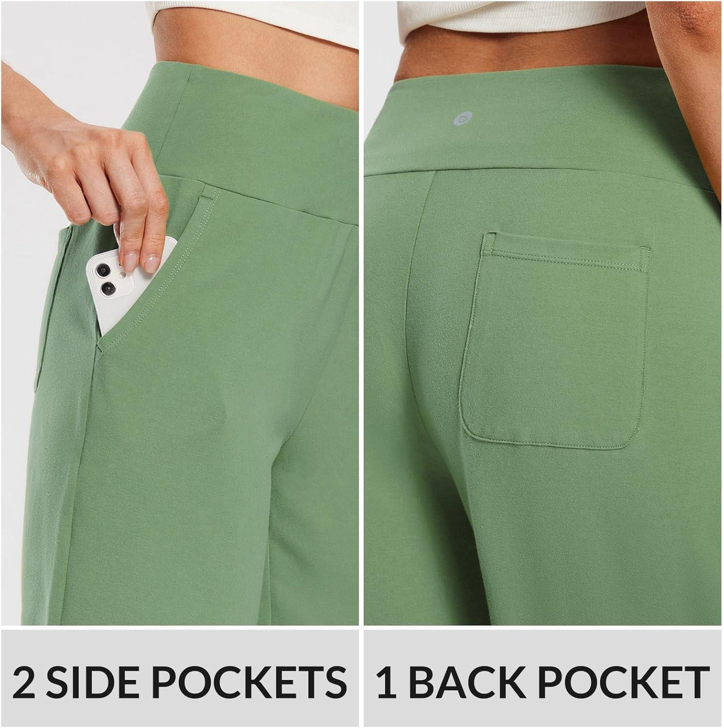 imagebaleaf Womens 12quot Long Bermuda Shorts Knee Length Cotton Athletic Shorts Sweat Casual Lounge Walking Summer12loden Frost