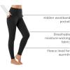 imagebaleaf Winter Clothing for Women Leggings Fleece Lined Tights Thermal Warm Thick Yoga Pants Cold Weather GearBlack