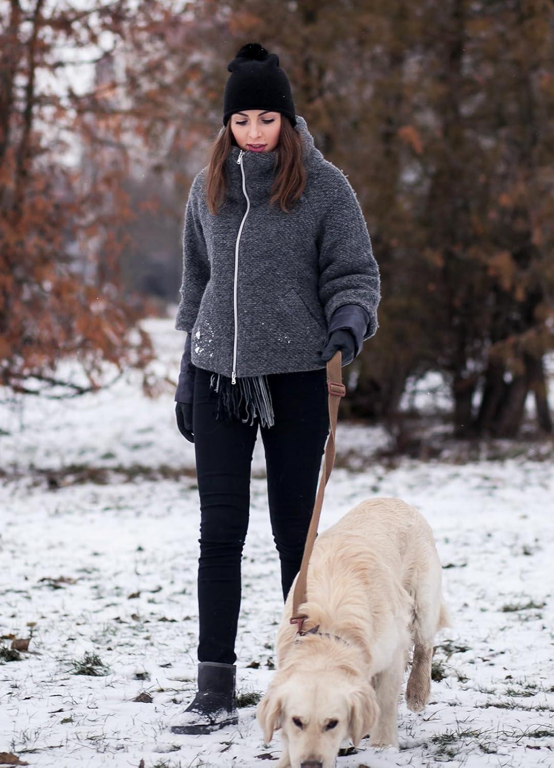 imagebaleaf Fleece Lined Leggings Women Waterproof Thermal Pants Winter Workout Running Tights with Pockets Cold Weather GearPurple