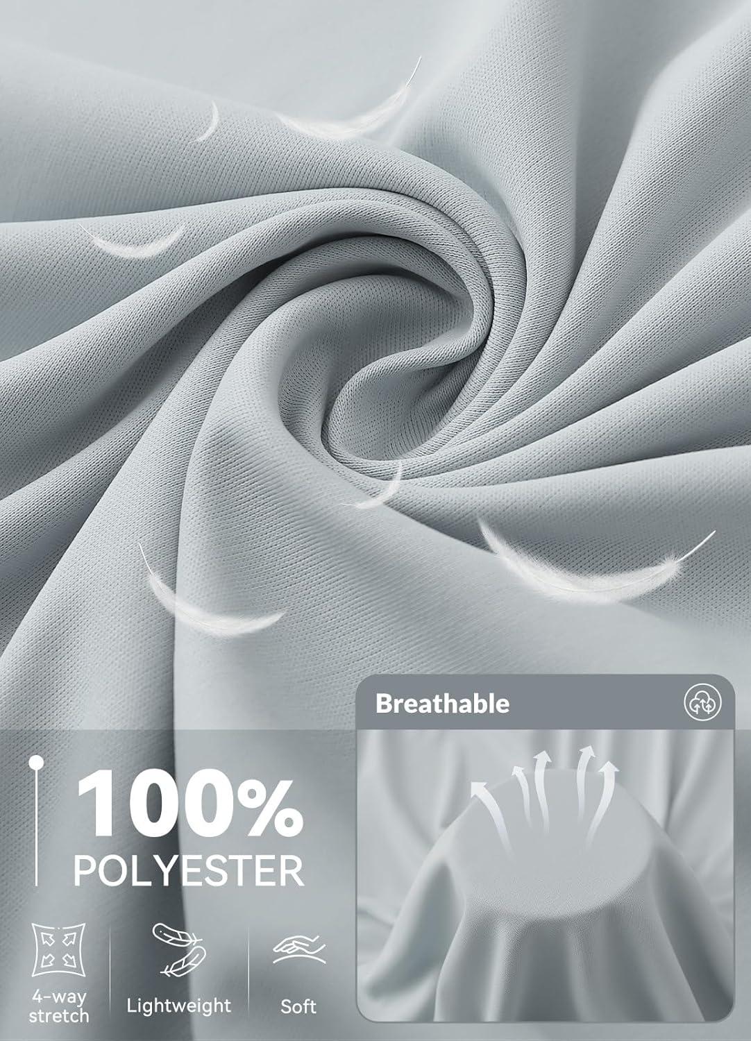 imagebaleaf Womens Short Sleeve T Shirts Crew Neck Workout Tops Running Shirts Sun Protection Quick Dry UVGray