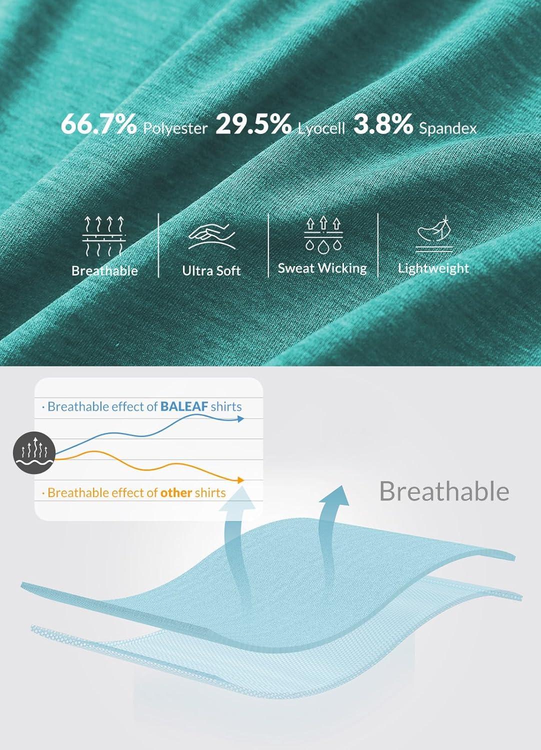 imagebaleaf Womens Short Sleeve Workout Shirts Tops Athletic Yoga Running Shirts Loose Fit with Side Slits Quick Dry TShirtsHeather Green