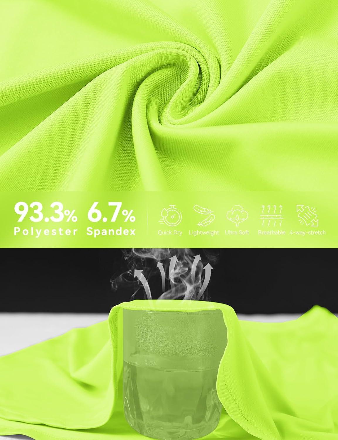 imagebaleaf Workout Tank Tops for Women Sleeveless Athletic Top Loose Fit Running Shirts High Neck Yoga Gym Clothes01fluorescent Green