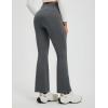 imagebaleaf Womens 25quot Petite Fleece Lined Leggings High Waisted Warm Thermal Winter with Pockets Snow PantsHeather Gray