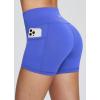 imagebaleaf Womens 8quot 5quot 3quot Biker Shorts High Waist Yoga Workout Gym Running Volleyball Spandex Shorts with PocketsEarth Blueclassic