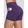 imagebaleaf Womens 8quot 5quot 3quot Biker Shorts High Waist Yoga Workout Gym Running Volleyball Spandex Shorts with PocketsPurpleclassic