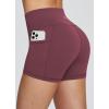 imagebaleaf Womens 8quot 5quot 3quot Biker Shorts High Waist Yoga Workout Gym Running Volleyball Spandex Shorts with PocketsWine Redclassic