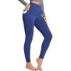 imagebaleaf Womens Petite Fleece Lined Leggings with Pockets 25quot Thermal Winter Warm High Waisted Thick 78 Yoga PantsBlue25