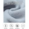imagebaleaf Womens Polar Fleece Pants Thermal Cold Winter Lightweight Elastic Waist Sweatpants with PocketLight Grey