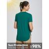 imagebaleaf Womens Short Sleeve T Shirts Crew Neck Workout Tops Running Shirts Sun Protection Quick Dry UVGreen