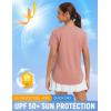 imagebaleaf Womens Short Sleeve T Shirts Crew Neck Workout Tops Running Shirts Sun Protection Quick Dry UVHeather Orange