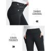 imagebaleaf Womens Thick Fleece Lined Leggings Winter Snow Pants Warm Thermal High Waisted Ski LeggingBlack