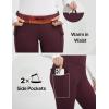 imagebaleaf Womens Thick Fleece Lined Leggings Winter Snow Pants Warm Thermal High Waisted Ski LeggingWine Red