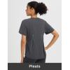 imagebaleaf Womens Workout Tops Short Sleeve Loose Fit Yoga Athletic Shirts Lightweight Moisture Wicking Running TopGrey