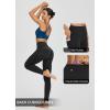 imagebaleaf Workout Leggings with Pockets for Women High Waisted Tummy Control Plus Size Yoga Pants for Running Gym AthleticBlack