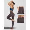 imagebaleaf Workout Leggings with Pockets for Women High Waisted Tummy Control Plus Size Yoga Pants for Running Gym AthleticSeal Brown