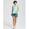 imagebaleaf Workout Tank Tops for Women Sleeveless Athletic Top Loose Fit Running Shirts High Neck Yoga Gym Clothes01green