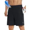imagebaleaf Mens Mountain Bike Shorts Padded Loosefit MTB Cycling Bicycle Lightweight Zipper Pockets UPF50Black