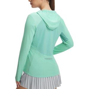 imageBALEAF Womens Sun Shirts UPF 50 Long Sleeve Shirts for Hiking Fishing Outdoor Lightweight UV Protection HoodiesLight Green