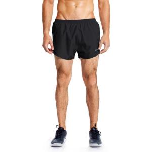 imagebaleaf Mens 3 Running Shorts Gym Quick Dry Athletic Workout Pocket Lightweight Brief01black