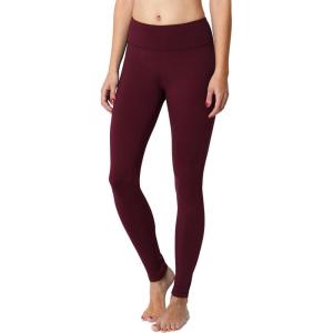 imagebaleaf Winter Clothing Women Leggings Fleece Lined Tights Thermal Warm Thick Cold Weather Gear 1 PocketsRuby Wine