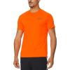 imagebaleaf Mens Running Workout Shirts Short Sleeve Athletic TShirt Quick DryA005fluorescent Orange