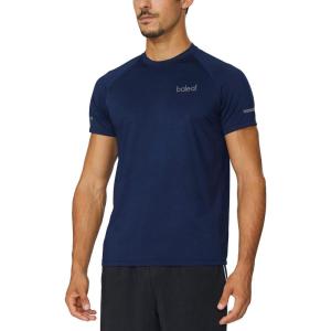 imagebaleaf Mens Running Workout Shirts Short Sleeve Athletic TShirt Quick DryA004navy
