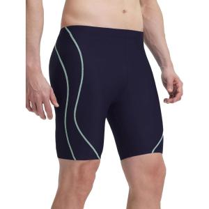 image:imagebaleaf Mens 75quot Swim Trunks Water Resistant Swimming Jammers Quick Dry Athletic Swimsuit Competition Swimwear ShortsNavy Blue