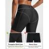 image:imageBALEAF Womens 6 High Waisted Swim Shorts UPF 50 Tummy Control Board Shorts with Liner and PocketsBlack