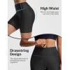 image:imageBALEAF Womens 6 High Waisted Swim Shorts UPF 50 Tummy Control Board Shorts with Liner and PocketsBlack