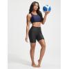 image:imageBALEAF Womens 6 High Waisted Swim Shorts UPF 50 Tummy Control Board Shorts with Liner and PocketsBlack