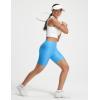 image:imageBALEAF Womens 6 High Waisted Swim Shorts UPF 50 Tummy Control Board Shorts with Liner and PocketsBlue