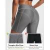 image:imageBALEAF Womens 6 High Waisted Swim Shorts UPF 50 Tummy Control Board Shorts with Liner and PocketsDark Gray