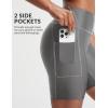 image:imageBALEAF Womens 6 High Waisted Swim Shorts UPF 50 Tummy Control Board Shorts with Liner and PocketsDark Gray
