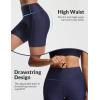 image:imageBALEAF Womens 6 High Waisted Swim Shorts UPF 50 Tummy Control Board Shorts with Liner and PocketsNavy Blue