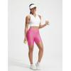 image:imageBALEAF Womens 6 High Waisted Swim Shorts UPF 50 Tummy Control Board Shorts with Liner and PocketsPink