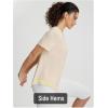 image:imageBALEAF Womens Short Sleeve Workout Shirts UPF 50 Open Back Tops Sun Protection Athletic Yoga TShirtsLight Brown