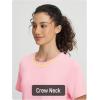 image:imageBALEAF Womens Short Sleeve Workout Shirts UPF 50 Open Back Tops Sun Protection Athletic Yoga TShirtsLight Pink