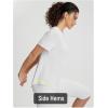 image:imageBALEAF Womens Short Sleeve Workout Shirts UPF 50 Open Back Tops Sun Protection Athletic Yoga TShirtsStar White