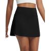 image:imagebaleaf 14 Pleated Tennis Skirt for Women Golf Skorts with Shorts Pockets High Waisted Athletic Workout Running SkirtsBlack