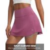 image:imagebaleaf 14 Pleated Tennis Skirt for Women Golf Skorts with Shorts Pockets High Waisted Athletic Workout Running SkirtsRose Red