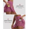 image:imagebaleaf 14 Pleated Tennis Skirt for Women Golf Skorts with Shorts Pockets High Waisted Athletic Workout Running SkirtsRose Red