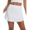 image:imagebaleaf 14 Pleated Tennis Skirt for Women Golf Skorts with Shorts Pockets High Waisted Athletic Workout Running SkirtsWhite
