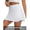 image:imagebaleaf 14 Pleated Tennis Skirt for Women Golf Skorts with Shorts Pockets High Waisted Athletic Workout Running SkirtsWhite