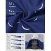 image:imagebaleaf Capri Pants for Women Yoga with Pockets 18 Cropped Pants V Cross Waistband Workout Straight Leg Leggings SummerNavy Blue