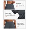 image:imagebaleaf Womens 4 High Waisted Swim Board Shorts Quick Dry UPF50 with Zipper PocketsDark Gray