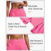 image:imagebaleaf Womens 4 High Waisted Swim Board Shorts Quick Dry UPF50 with Zipper PocketsPink