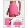 image:imagebaleaf Womens 4 High Waisted Swim Board Shorts Quick Dry UPF50 with Zipper PocketsPink