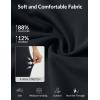 image:imagebaleaf Womens Capri Pants High Waisted Straight Leg Yoga Capris Leggings with Pockets Crop Workout 21 Summer PantsBlack